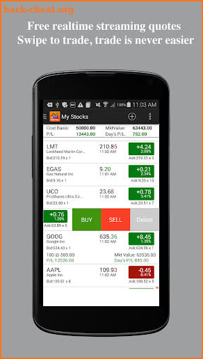 Real Time Stocks Track & Alert screenshot