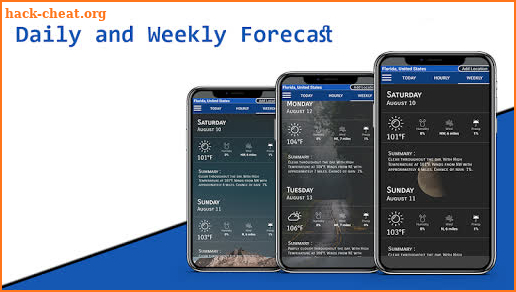Real-time Weather Alerts and Forecast Radar screenshot