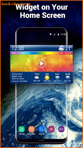 Real-time Weather Radar Alert screenshot