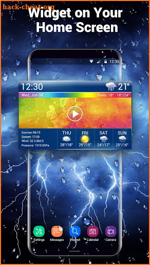 Real-time Weather Radar Alert screenshot