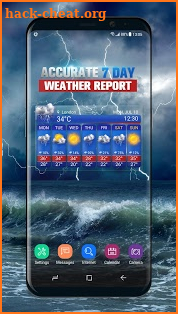 Real-time Weather Report & Live Storm Radar screenshot