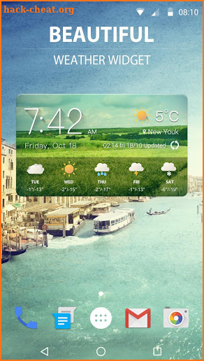 Real-time Weather report & Widget screenshot