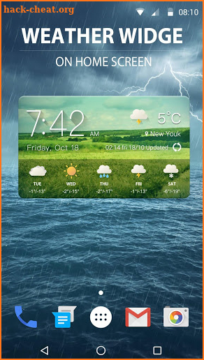 Real-time Weather report & Widget screenshot