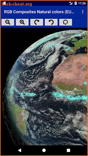 Real Time Worldwide Satellite Imagery screenshot
