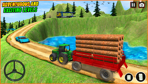 Real Tractor Driving Game Farming Simulator 2021 screenshot