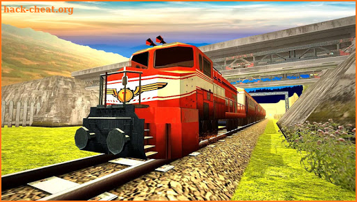 Real Train Driving Simulator-Train Games screenshot