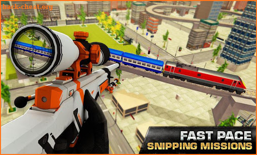 Real Train Sniper Shooting Strike screenshot