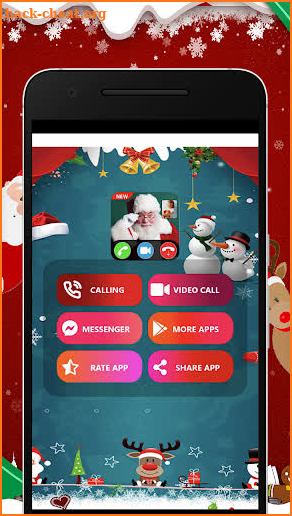 Real Video Call From Santa Claus screenshot