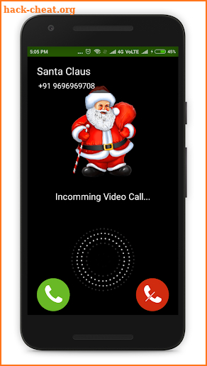 Real Video Call Santa/Live Santa Claus Video Call screenshot