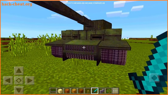 Real War Tank mod for MCPE screenshot