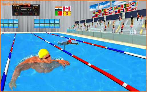 Real Water Swimming Pool Race Water Park Adventure screenshot