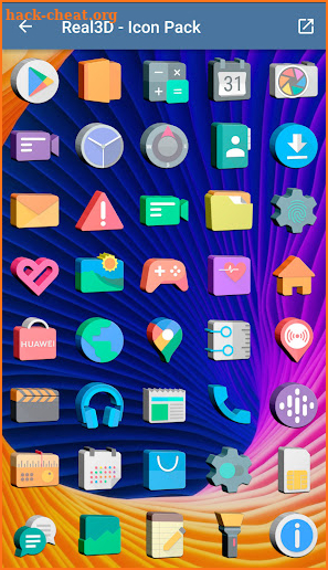 Real3D - Icon Pack screenshot