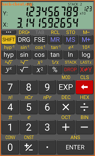 RealCalc Scientific Calculator screenshot