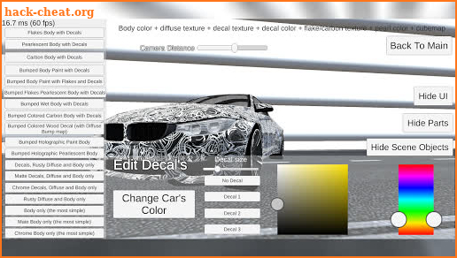 Realistic Car Shaders - Mobile (Unity Asset Demo) screenshot