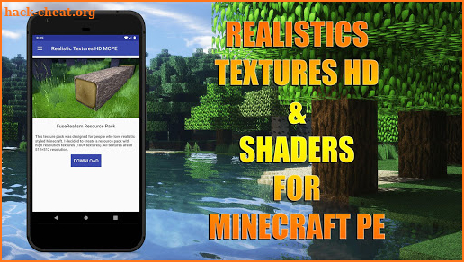 Realistic Texture Pack HD for Minecraft PE screenshot