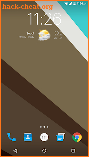 Realistic Weather Icons set for Chronus screenshot