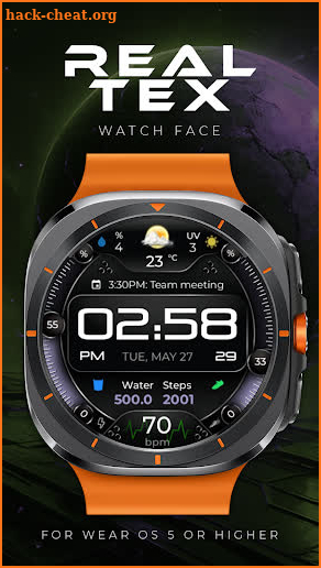 RealTex Premium Watch Face screenshot