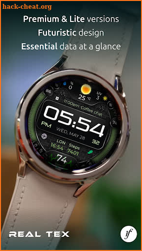 RealTex Premium Watch Face screenshot