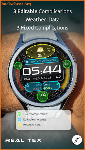 RealTex Premium Watch Face screenshot