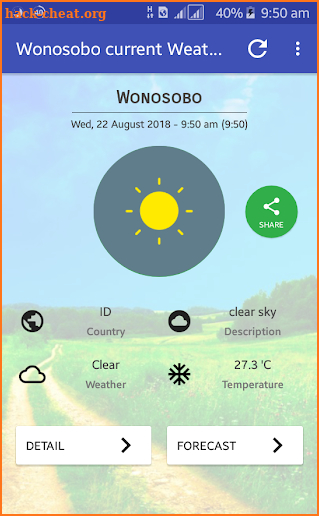 RealTime Weather and Forecast screenshot