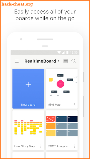 RealtimeBoard Whiteboard screenshot