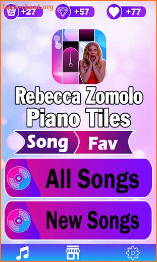 Rebecca Zamolo Piano Tiles screenshot