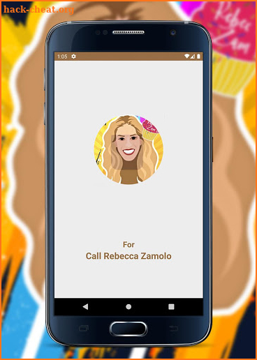 Rebecca Zamolo video call and chat simulator screenshot