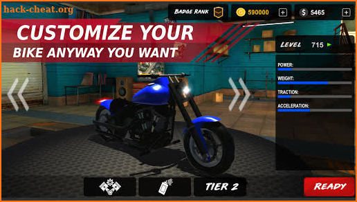 Rebel Gears Drag Bike Racing / CSR Race Moto Game screenshot