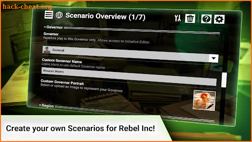 Rebel Inc: Scenario Creator screenshot