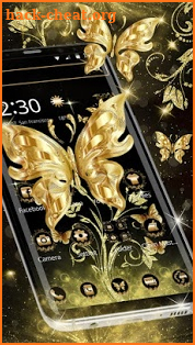 Rebirth Golden Butterfly Theme screenshot