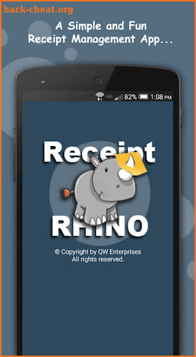 Receipt Rhino screenshot