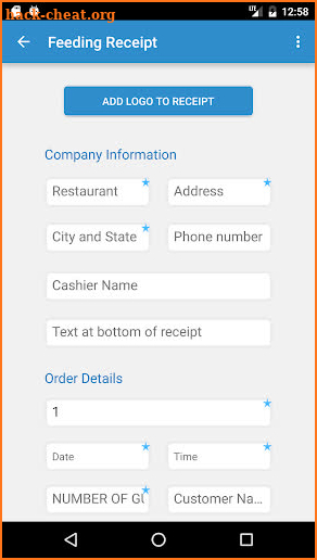 Receiptish - Expense POS Cash Sales Receipt Maker screenshot