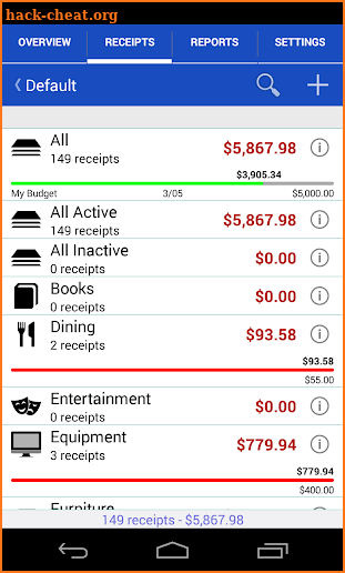 Receipts Pro - Expense Tracker screenshot