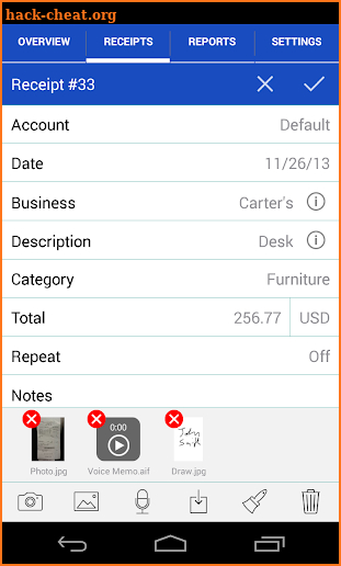 Receipts Pro - Expense Tracker screenshot