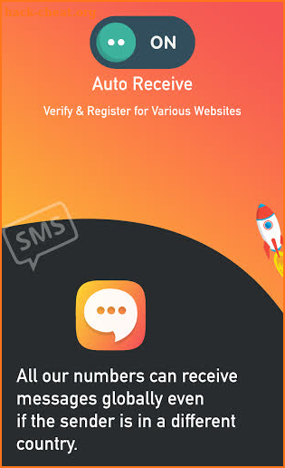 Receive SMS online - Temporary phone number screenshot