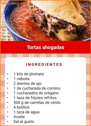 Recetas: Cocina Mexicana screenshot