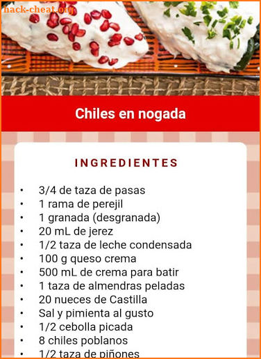 Recetas: Cocina Mexicana screenshot