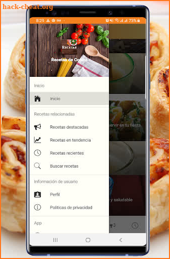 Recetas de Cocina screenshot