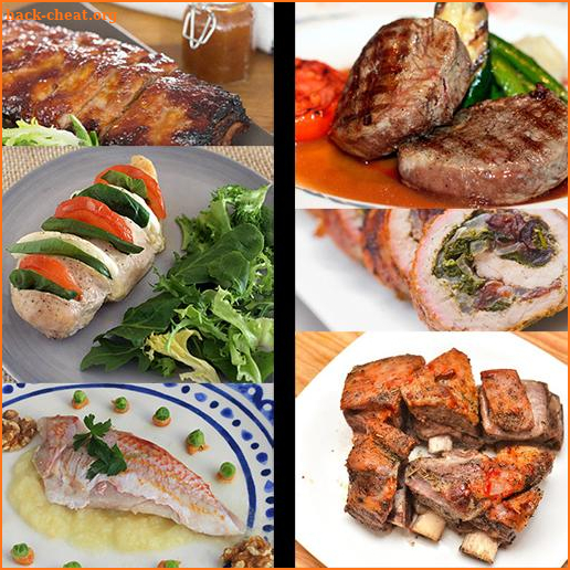 Recetas de cocina carnes screenshot