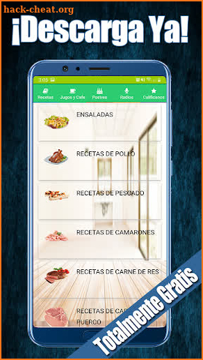 Recetas de cocina fáciles gratis screenshot