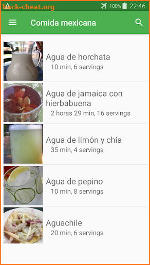Recetas de comida mexicana en español gratis. screenshot