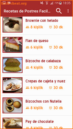 Recetas de Postres Faciles sin internet screenshot