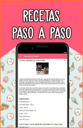 🍰 Recetas de Postres Fáciles y Caseros screenshot