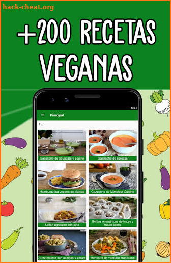 🥑 Recetas Veganas - Recetas de Cocina Fáciles screenshot