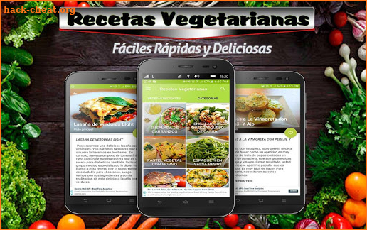 Recetas Vegetarianas fáciles screenshot