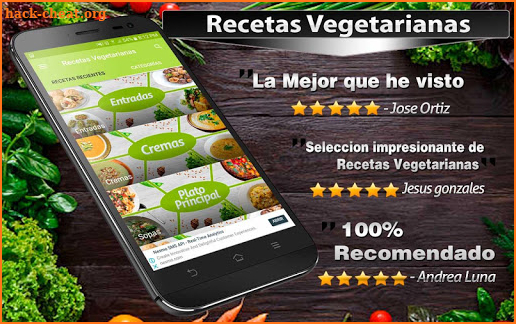 Recetas Vegetarianas fáciles screenshot