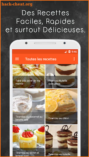 Recettes Desserts screenshot