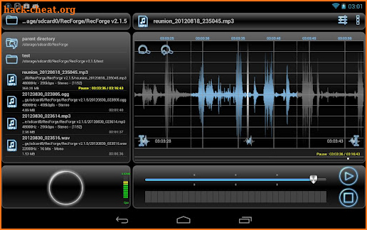 RecForge Pro - Audio Recorder screenshot