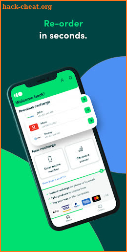 Recharge.com: Instant Mobile Top-up screenshot