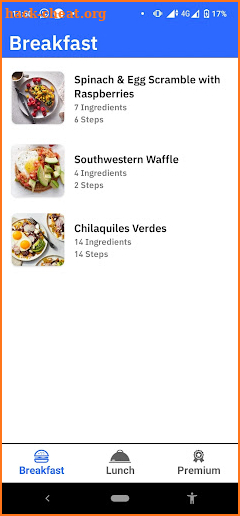 Recipe App screenshot